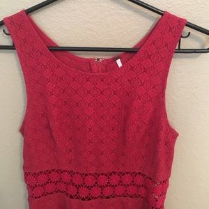 FREE PEOPLE DRESS RED